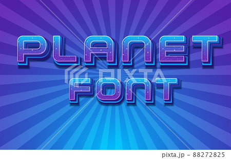 Planet font logo on radiant background Planet font logo on radiant background 88272825