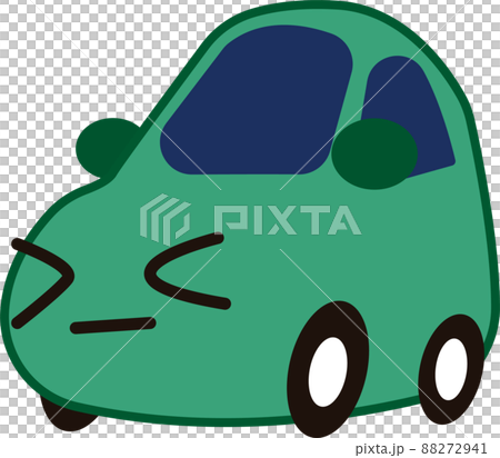 Green car character Green car character 88272941