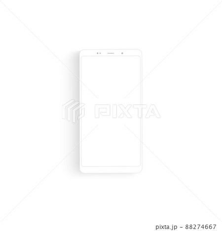 Outline drawing smartphone. Elegant thin line style design Outline drawing smartphone. Elegant thin line style design 88274667