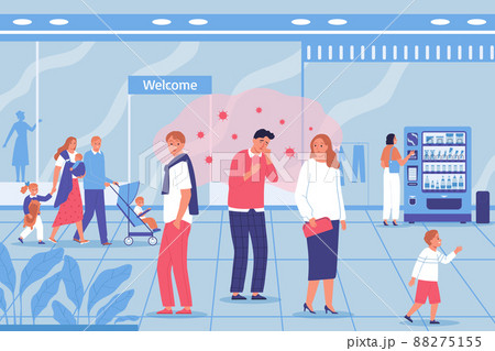 Cold Flu Virus Color Composition 88275155