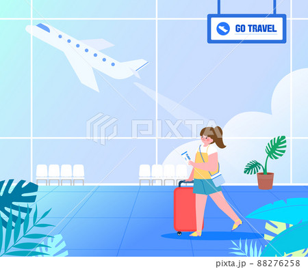 旅行 夏休み 女性 88276258
