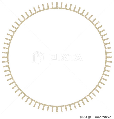 輪 丸 見出し フレーム コメント 枠 シンプルのイラスト素材