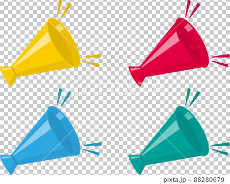 メガホン　カラーセット　2 88280679