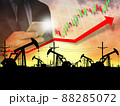 The war crisis affects the world's oil prices higher. 88285072