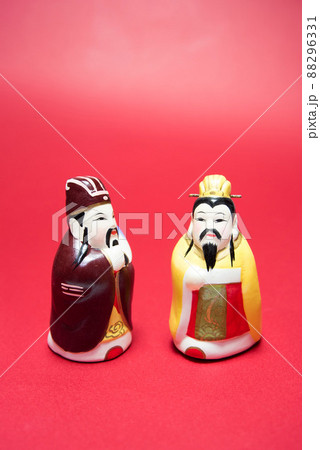 三国志人物人形　劉備と諸葛亮 88296331