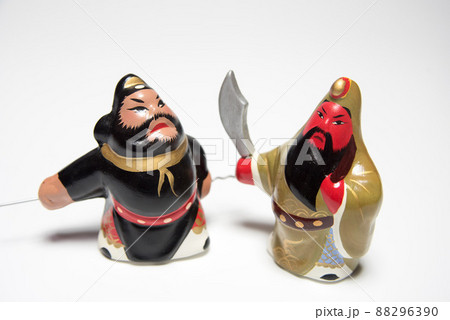 三国志人物人形 関羽と張飛 三国志人物人形 関羽と張飛 88296390