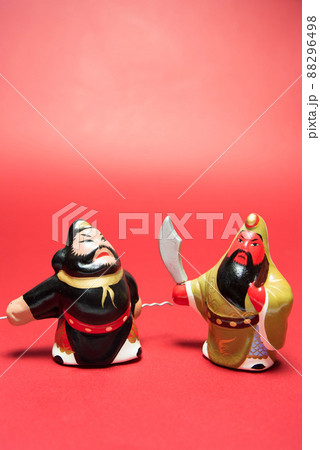 三国志人物人形　関羽と張飛 88296498