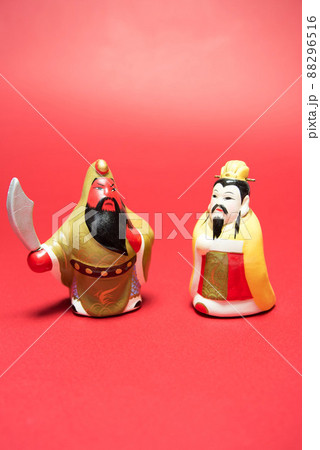 三国志人物人形 劉備と関羽 三国志人物人形 劉備と関羽 88296516