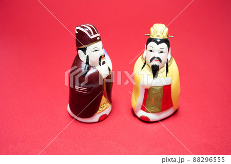 三国志人物人形　劉備と諸葛亮 88296555