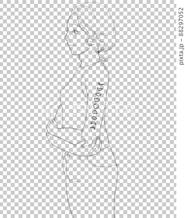 タトゥー女子 月 タトゥー女子 月 88297052