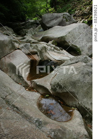 鳥取 四季の散歩 赤波川の甌穴 鳥取 四季の散歩 赤波川の甌穴 88298621