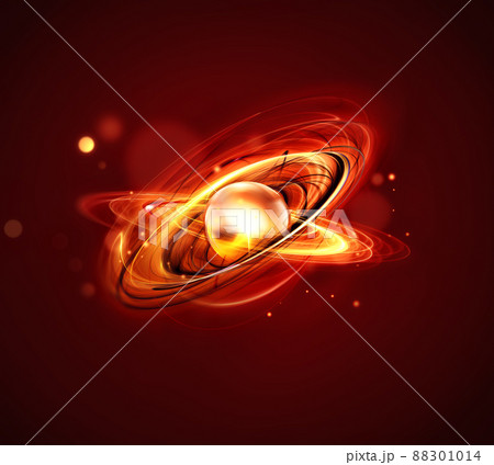 abstract fire atom abstract fire atom 88301014
