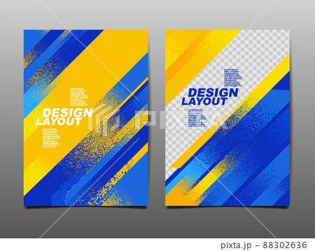 Sport Design Layout ,template Design, Sport Background, color flag Ukraine 88302636