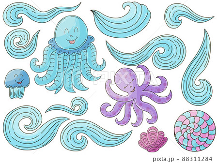 Fabulous illustrations and design elements. Illustration in hand draw style 88311284