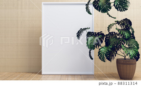 Nature mock up with white board in cleaning room Nature mock up with white board in cleaning room 88311314