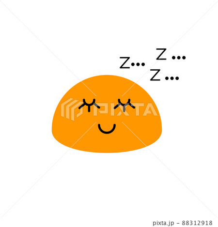 Sleeping cartoon character 88312918