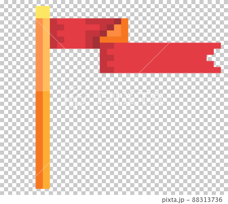 長旗的像素圖 長旗的像素圖 88313736
