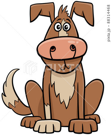 cartoon funny dog comic animal character cartoon funny dog comic animal character 88314468