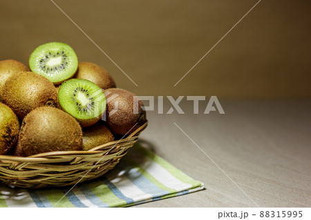 Kiwi fruits in the basket 88315995