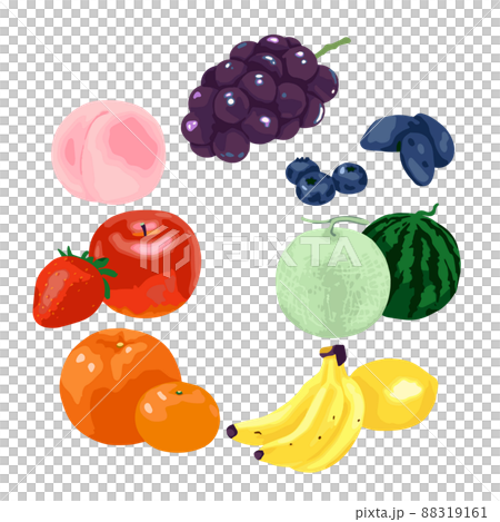 7 colors of fruits 88319161
