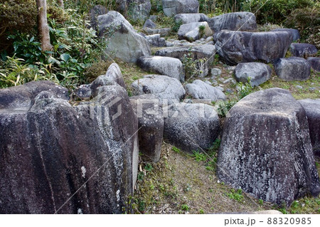 島根県 斐川公園の石庭 島根県 斐川公園の石庭 88320985
