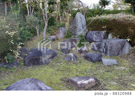 島根県 斐川公園の石庭 島根県 斐川公園の石庭 88320988