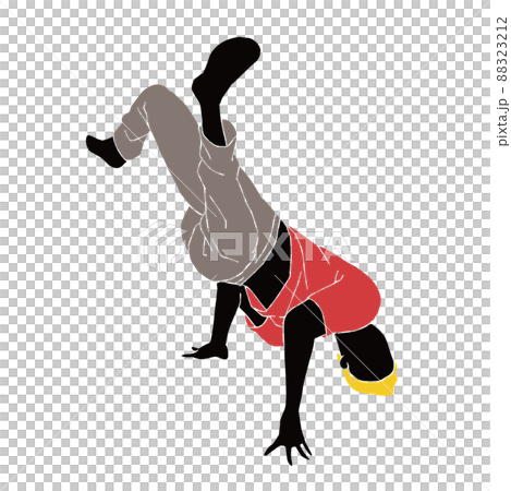 Men dancing breakdance 88323212