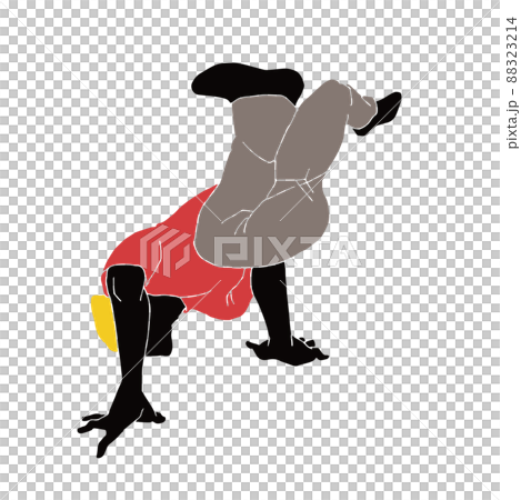 Men dancing breakdance 88323214