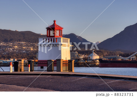 Brockton Point Lighthouse, Stanley Park Seawall Path, Downtown Vancouver Brockton Point Lighthouse, Stanley Park Seawall Path, Downtown Vancouver 88323731