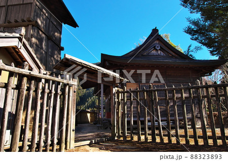 高根城 本曲輪の主殿と井楼櫓:浜松市 高根城 本曲輪の主殿と井楼櫓:浜松市 88323893