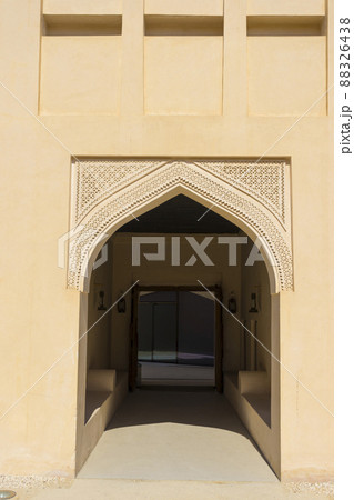 The original palace of Sheikh Abdullah bin Jassim Al Thani at the National Museum of Qatar in Doha, Qatar The original palace of Sheikh Abdullah bin Jassim Al Thani at the National Museum of Qatar in Doha, Qatar 88326438