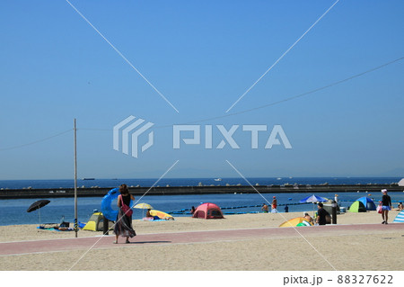 夏の神戸・須磨海水浴場 夏の神戸・須磨海水浴場 88327622