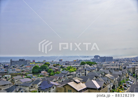 【神奈川】横須賀　堀ノ内周辺からの風景 88328239