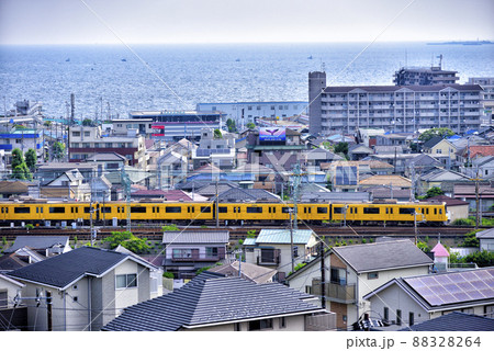 【神奈川】横須賀　堀ノ内周辺からの風景 88328264