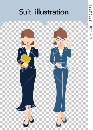 business woman illustration  88328786