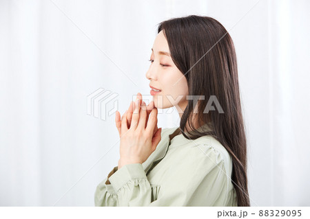髪の毛のキレイな女性 髪の毛のキレイな女性 88329095
