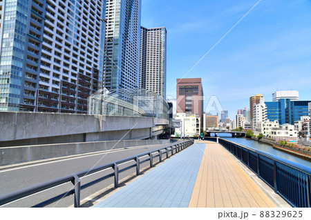 黎明大橋より勝どき方面を望む(東京都中央区)【2022.4】 88329625