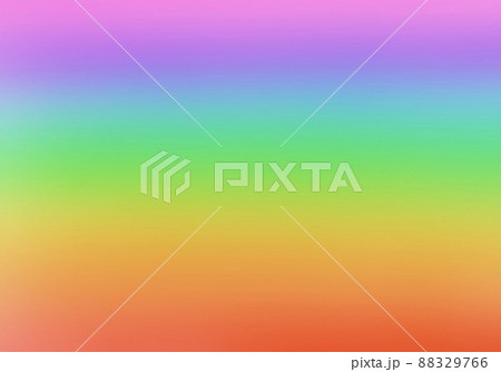 カラフルなレインボー　背景素材　 88329766