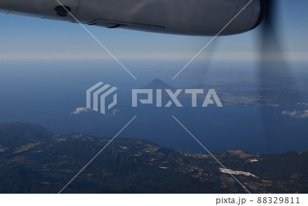 開聞岳、空撮 開聞岳、空撮 88329811