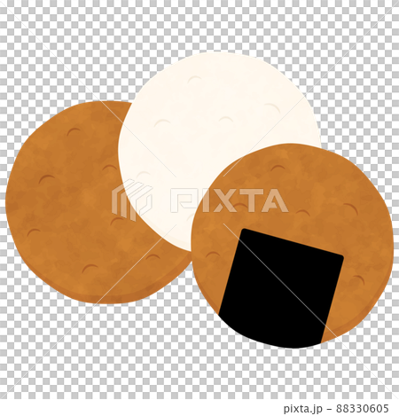 おせんべい3種セット 水彩風 おせんべい3種セット 水彩風 88330605