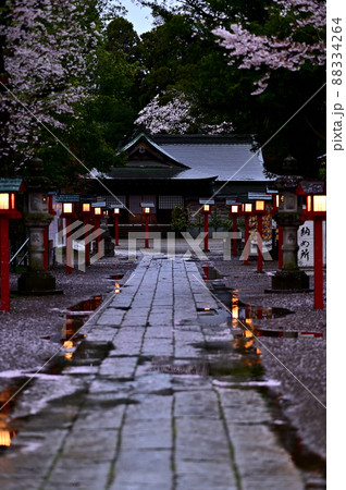 鷲宮神社　春の夜明け14 88334264