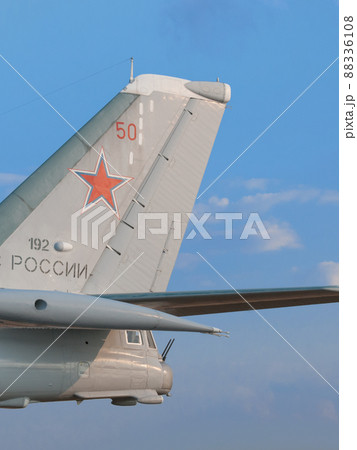 ロシア空軍ツポレフTu-95MSベアH爆撃機の垂直尾翼 88336108