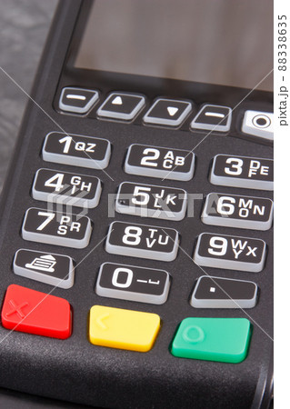 Payment terminal, credit card reader for cashless paying Payment terminal, credit card reader for cashless paying 88338635