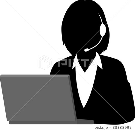 女性コルセンスタッフ 88338995