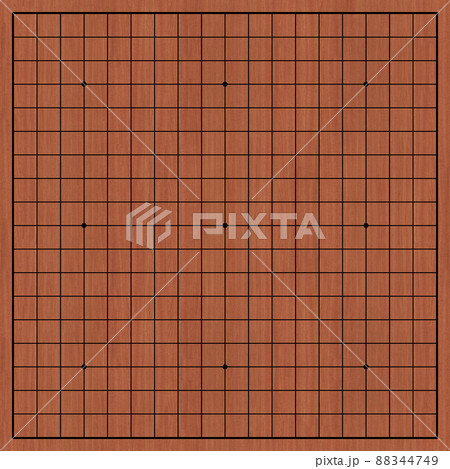 囲碁 背景素材 19路盤 囲碁 背景素材 19路盤 88344749