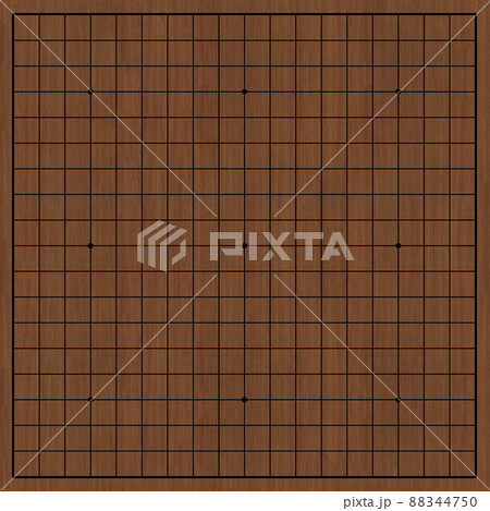 囲碁　背景素材　19路盤 88344750