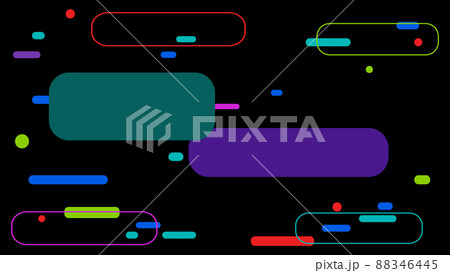 black neon abstract background 80e style, bright vintage retro illustration black neon abstract background 80e style, bright vintage retro illustration 88346445