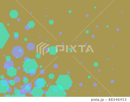 brown with green spots abstract background 80e style, bright vintage retro illustration 88346453