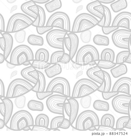 Vector seamless pattern of abstract wavy hand drawn oenamental shapes. Decorative background. Modern texture. Vector seamless pattern of abstract wavy hand drawn oenamental shapes. Decorative background. Modern texture. 88347524