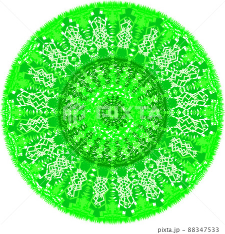 Abstract mandala design element. Decorative round pattern. 88347533